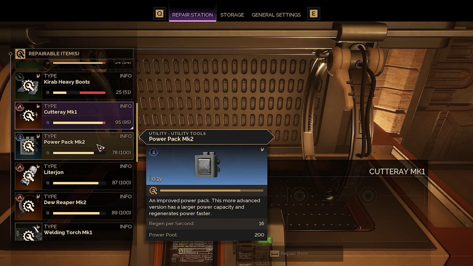 Each repair lowers an item’s maximum durability, making them weaker with each repair (Image via Funcom)